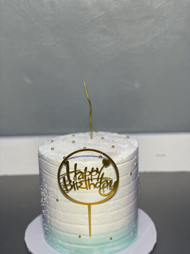 Two layers 7'' Vanilla whipped cream cake
